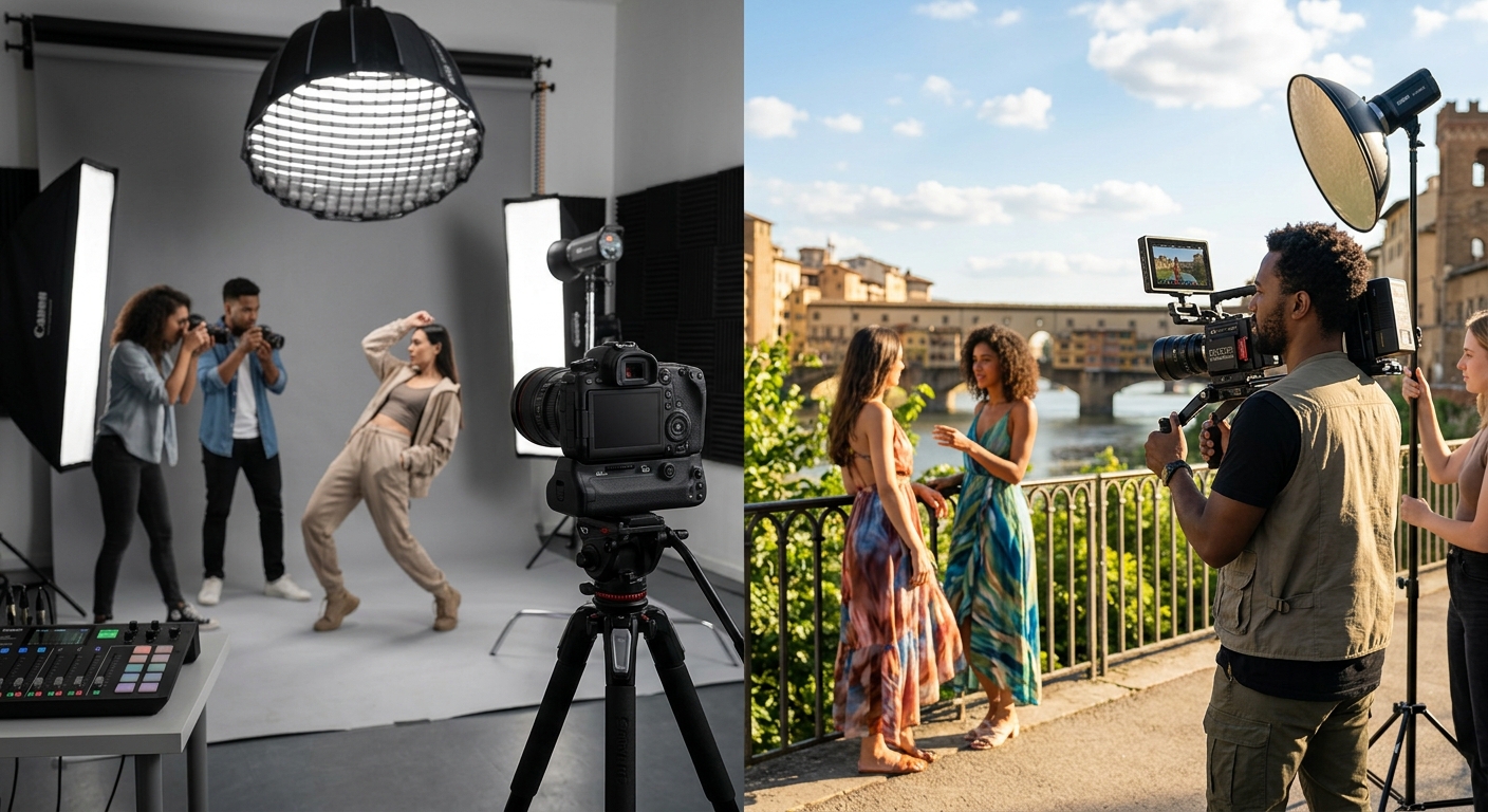 Studio vs. Location: Where Should You Shoot Your Next Project?