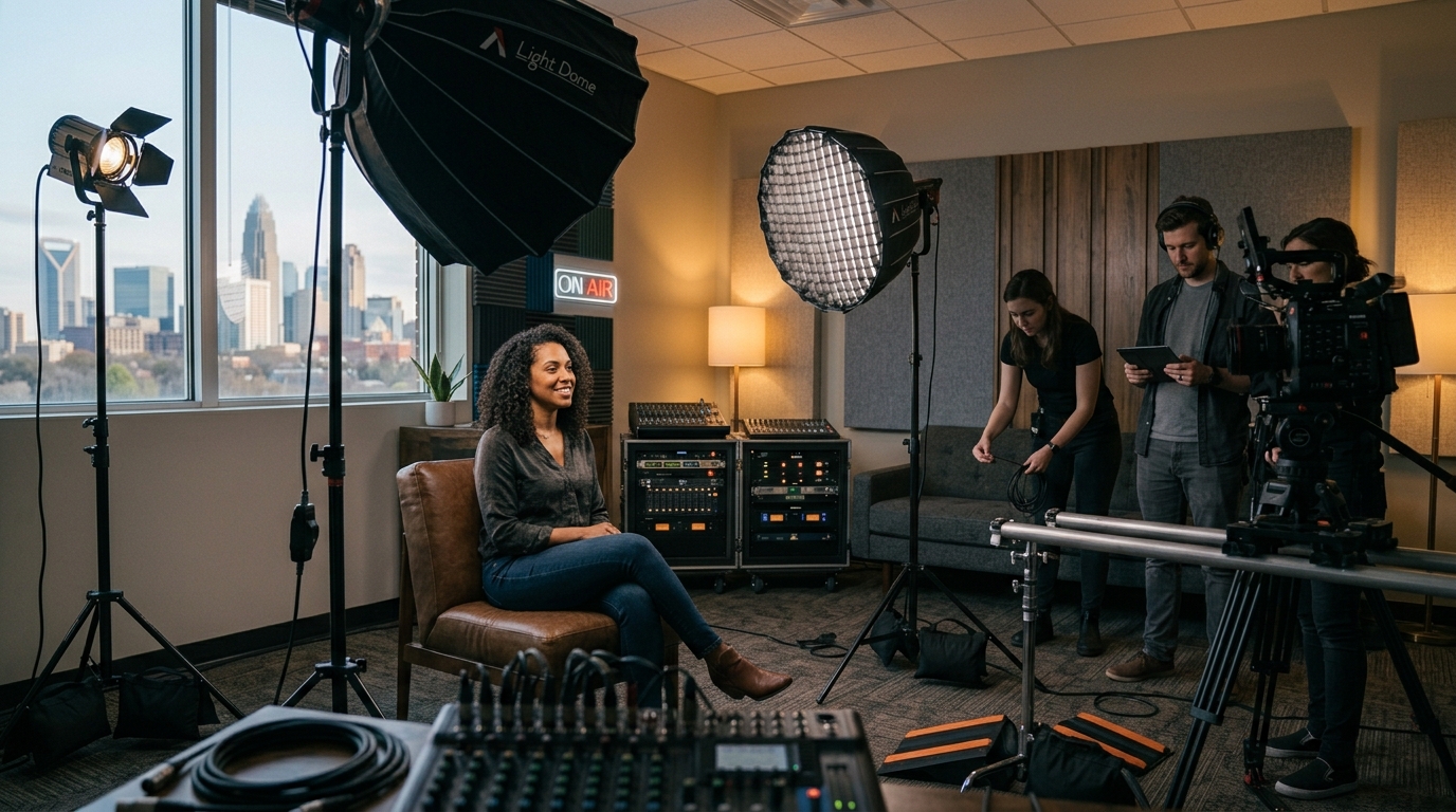 Interview Lighting 101: Mastering the Three-Point Setup